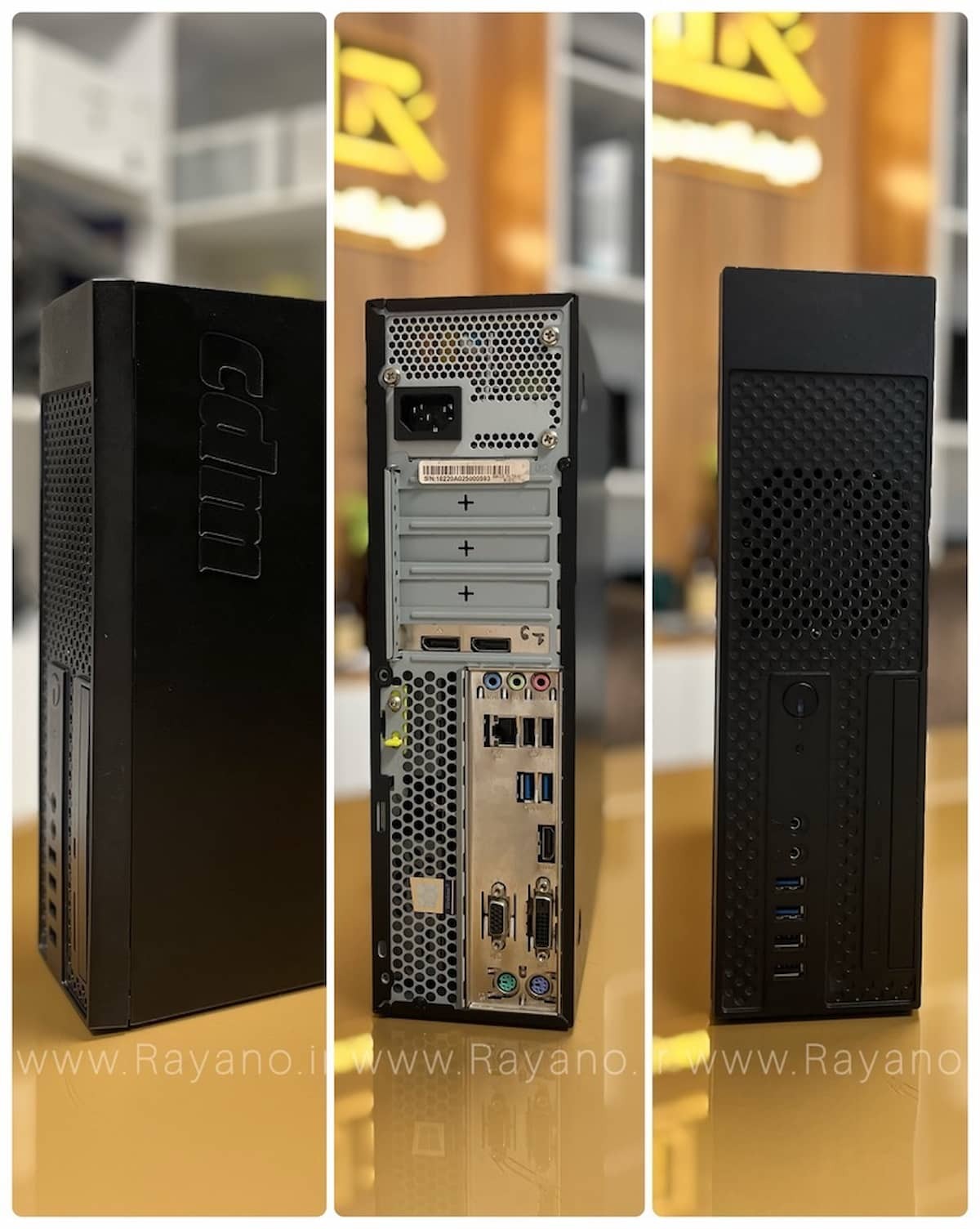  مینی کیس استوک Core i5 نسل 9 نمای روبرو-نمای پشت مینی کیس استوک Core i5 نسل 9 