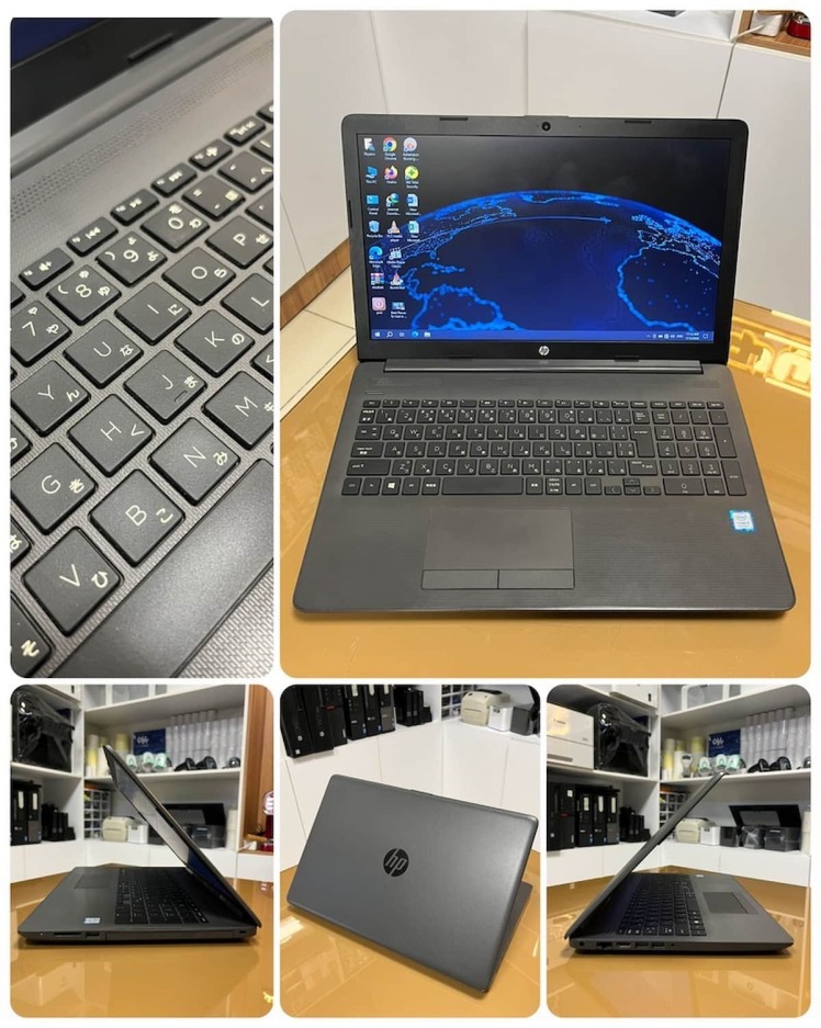 لپ تاپ HP 250 G7 نمای روبرو-لپ تاپ استوک HP 250 G7 در حد آک